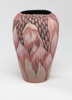 Budding Waratah - layered stained porcelain handcarved height 18cm